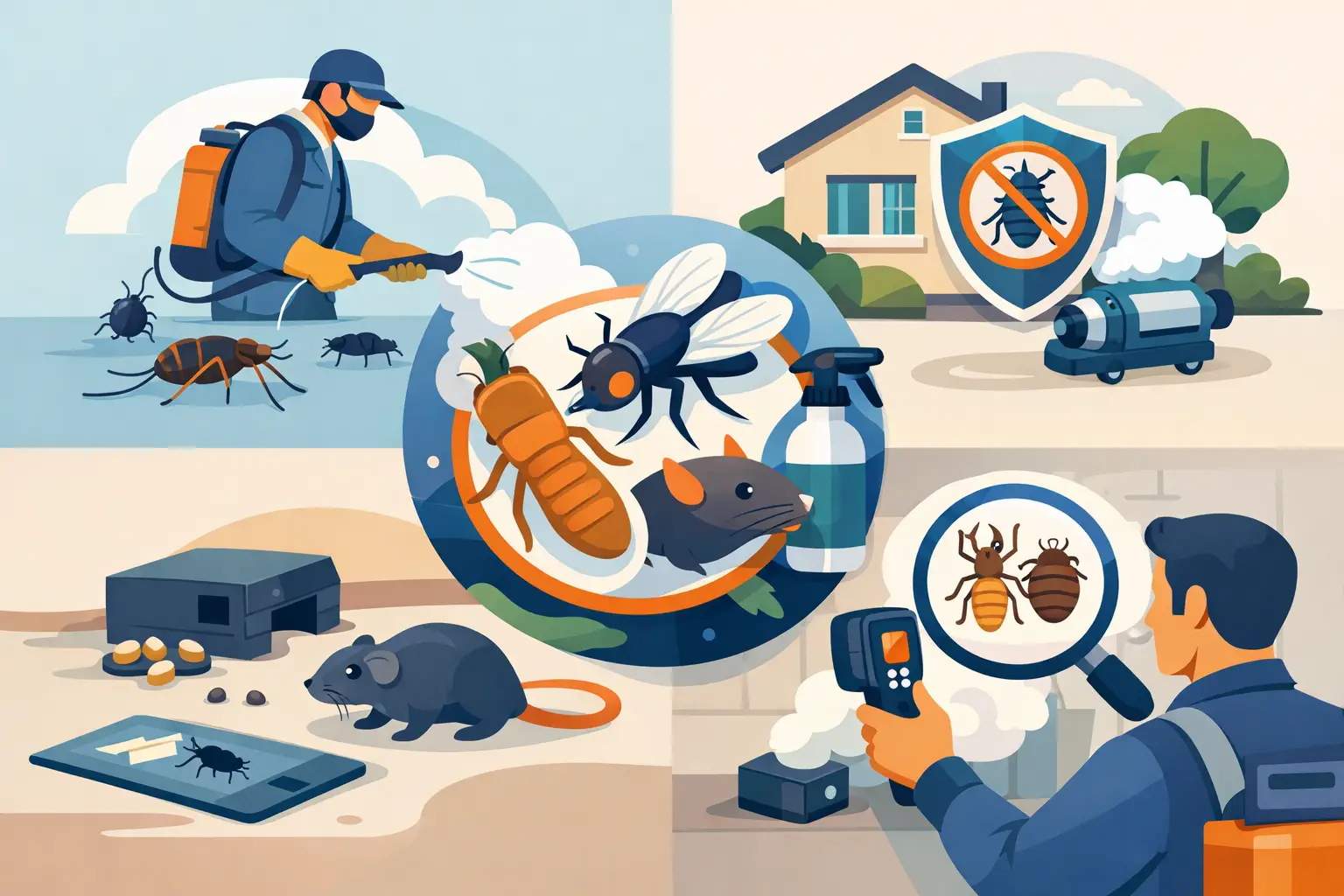 What Are the Types of Pest Control Services?