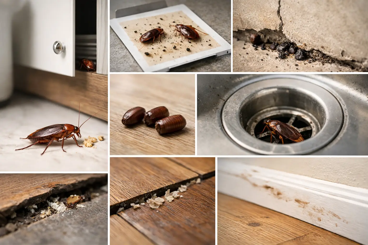 7 Signs of Cockroach Infestation at Home