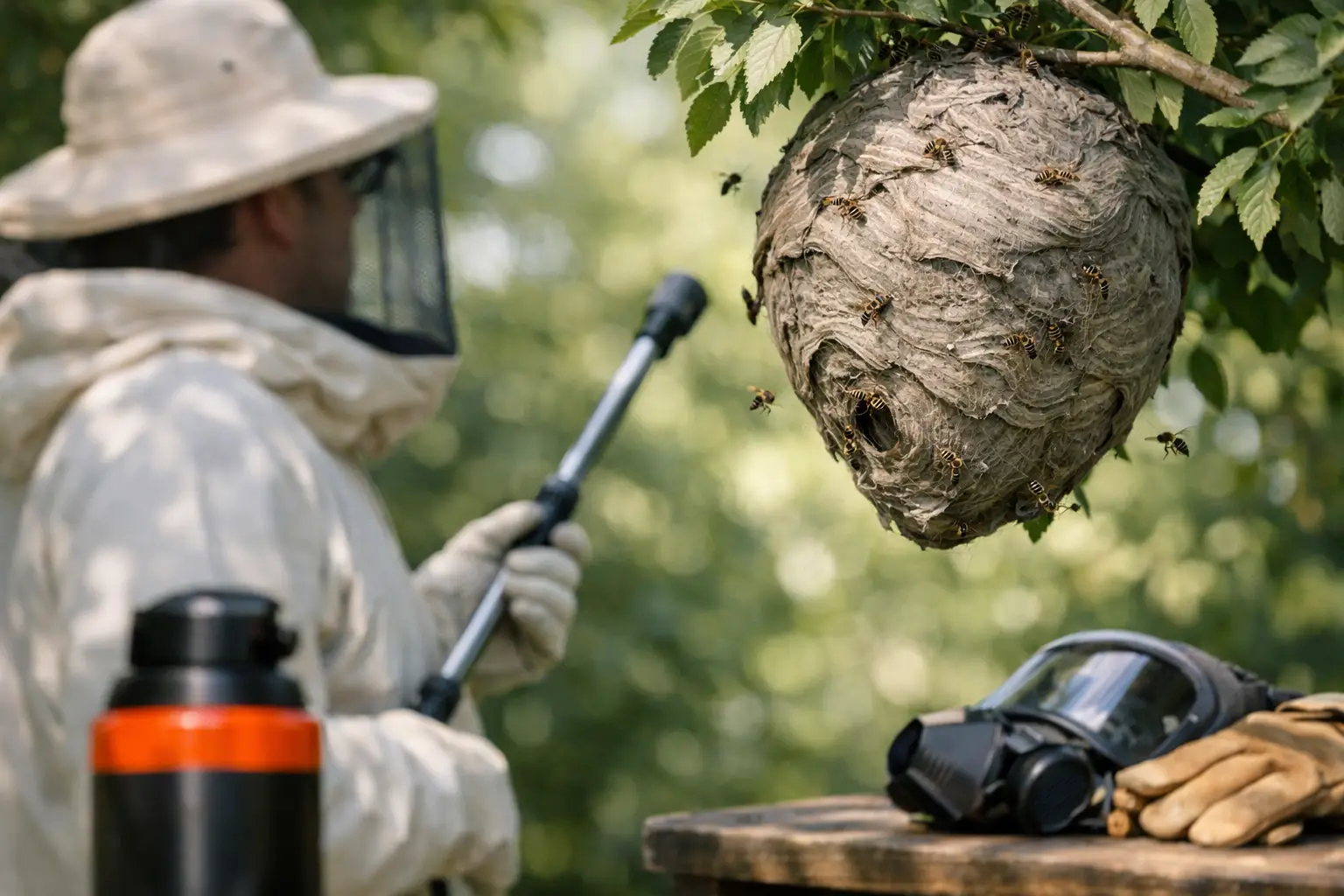 How to Handle Wasp Nests Safely