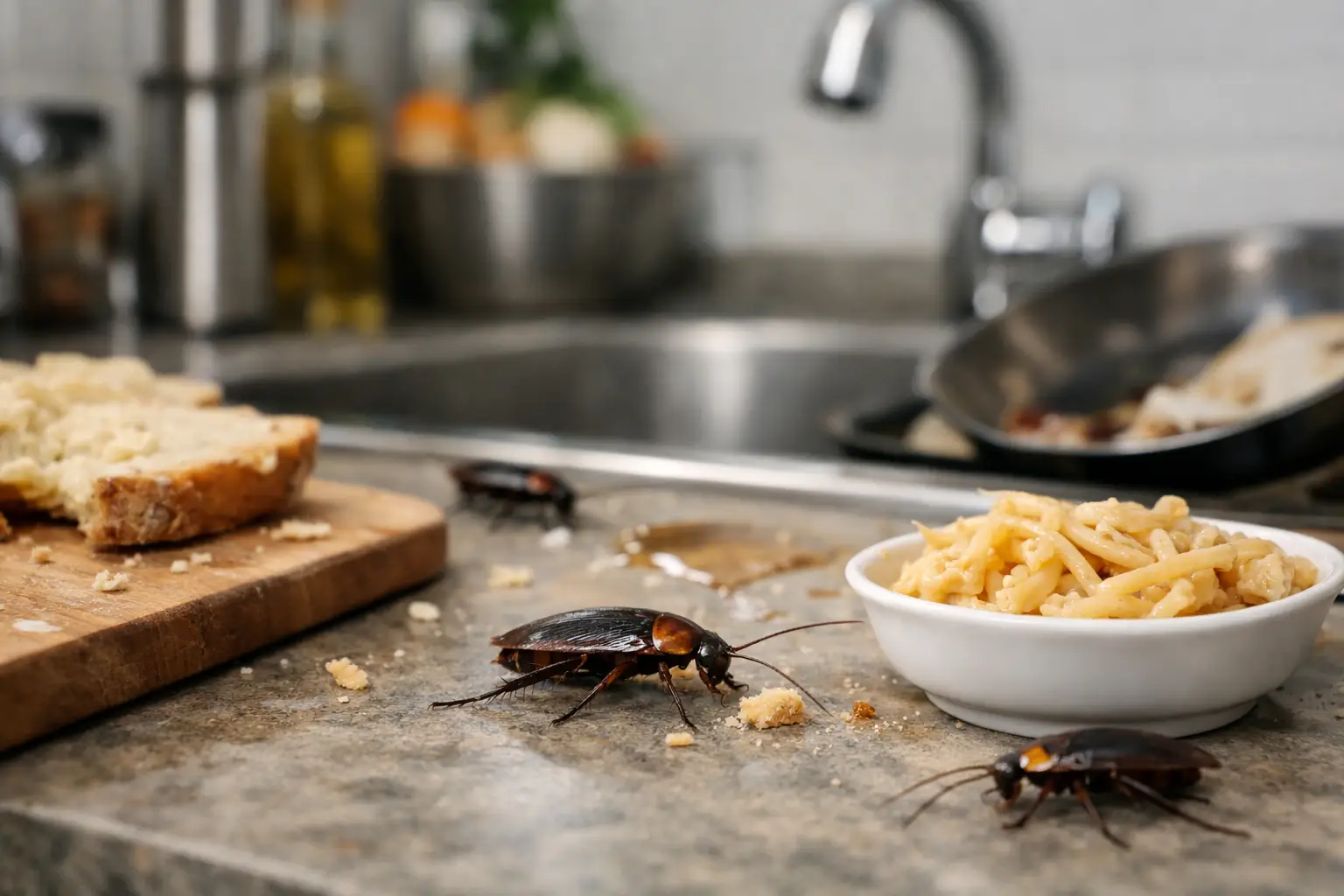 What Attracts Cockroaches in Kitchens?