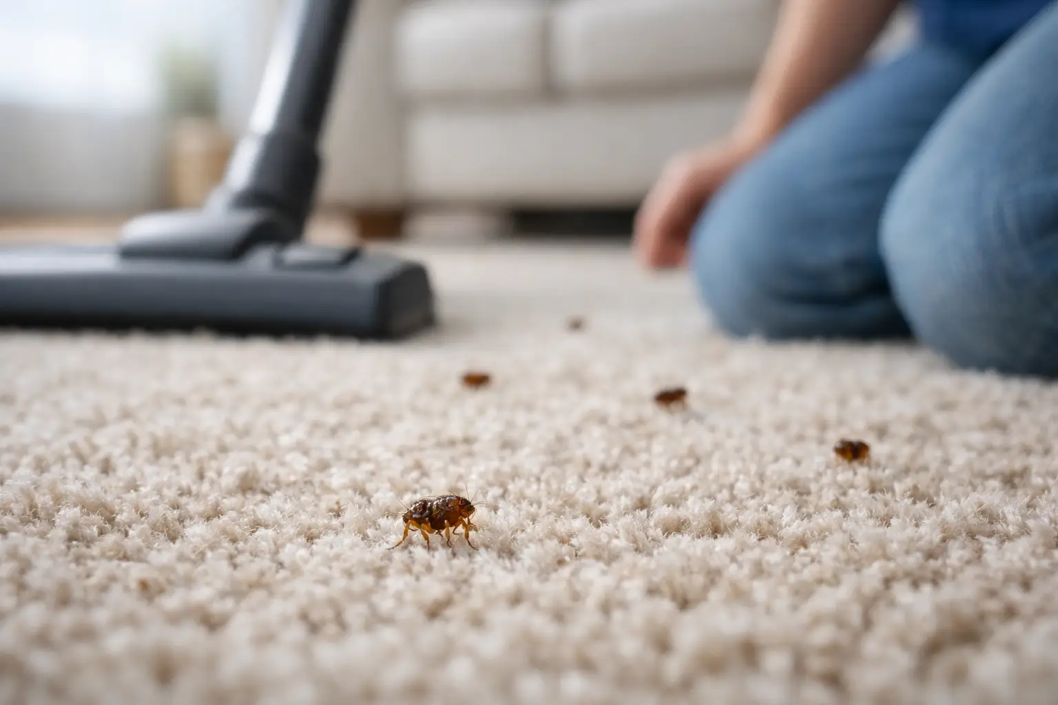 Can Fleas Live in Carpets? What to Do Next