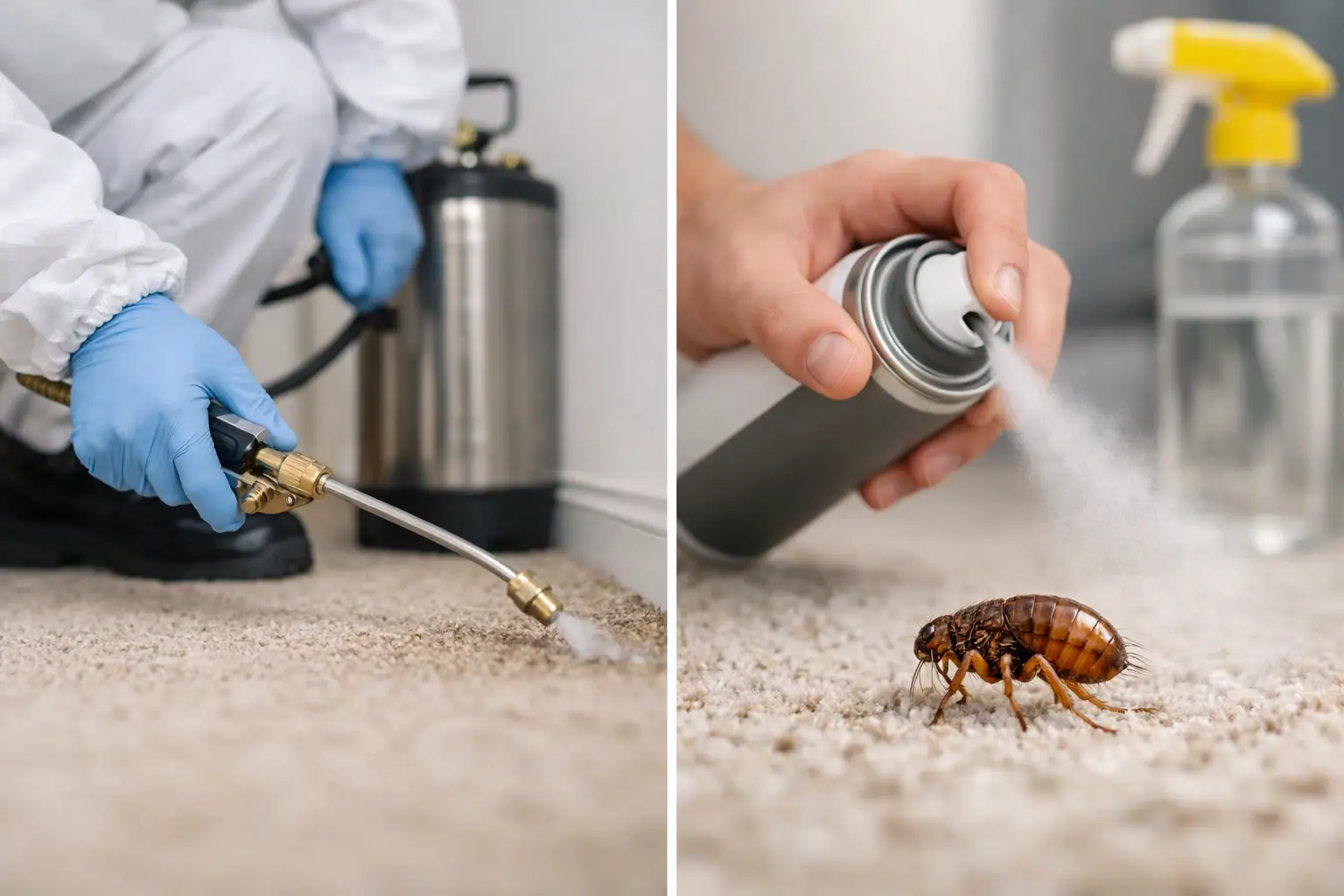 Professional Flea Treatment Versus Sprays